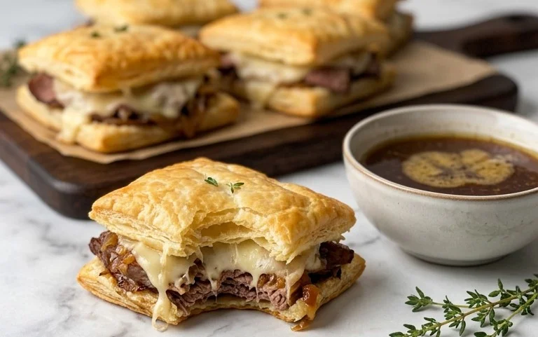 Easy French Dip Squares Recipe