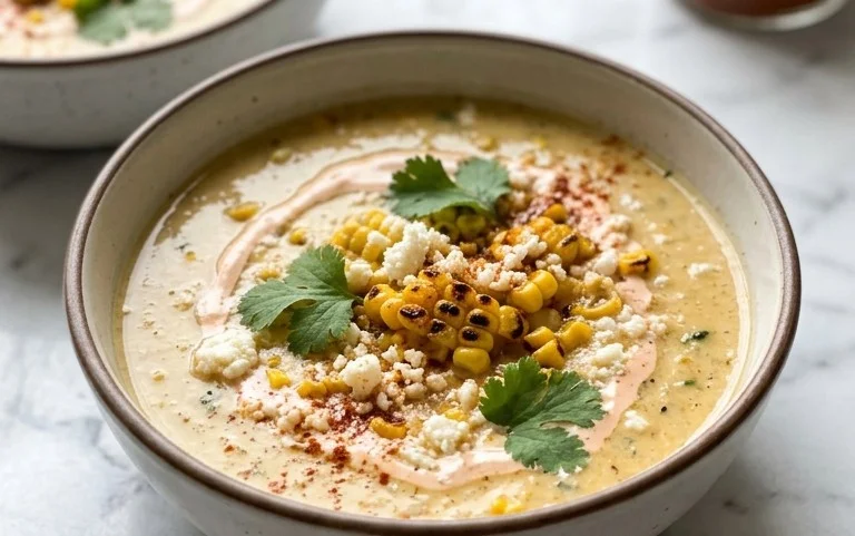 Easy Mexican Street Corn Soup Recipe
