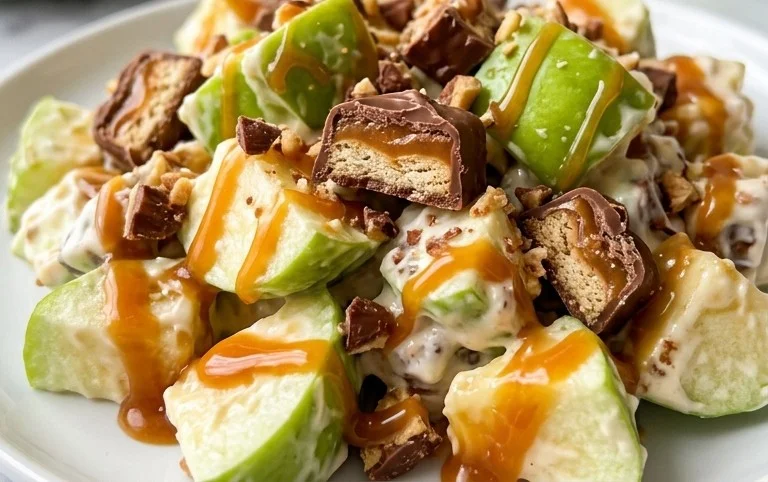 Twix Caramel Apple Salad