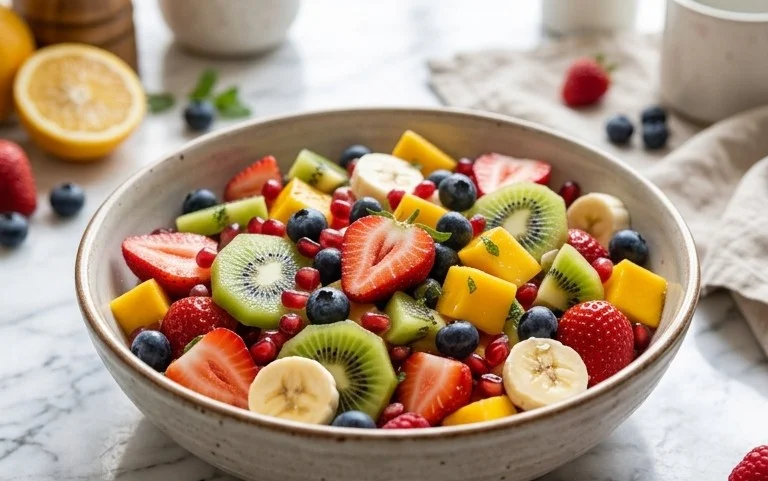Easy Breakfast Fruit Salad Recipe